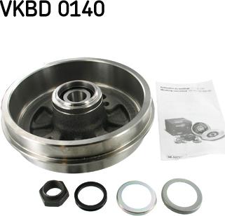 SKF VKBD 0140 - Tambour de frein cwaw.fr