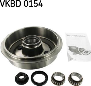 SKF VKBD 0154 - Tambour de frein cwaw.fr