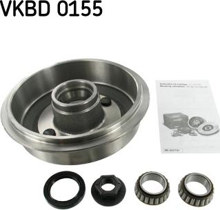 SKF VKBD 0155 - Tambour de frein cwaw.fr