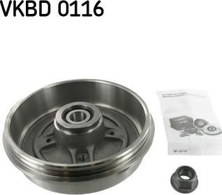 SKF VKBD 0116 - Tambour de frein cwaw.fr