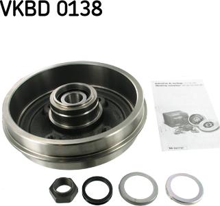 SKF VKBD 0138 - Tambour de frein cwaw.fr