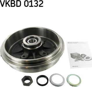 SKF VKBD 0132 - Tambour de frein cwaw.fr