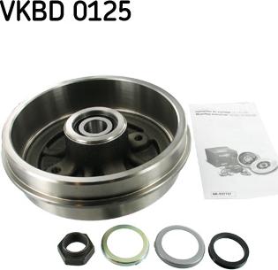 SKF VKBD 0125 - Tambour de frein cwaw.fr