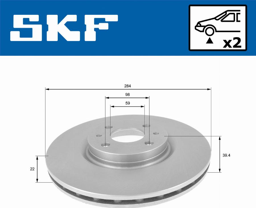 SKF VKBD 80699 V2 - Disque de frein cwaw.fr