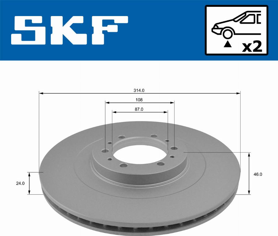 SKF VKBD 80690 V2 - Disque de frein cwaw.fr