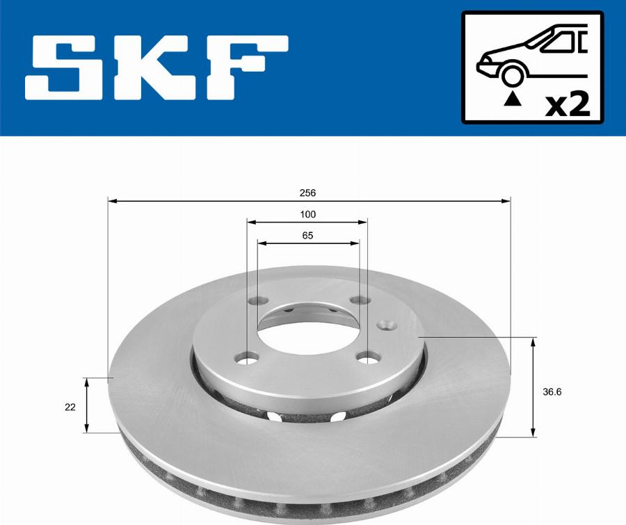 SKF VKBD 80096 V2 - Disque de frein cwaw.fr