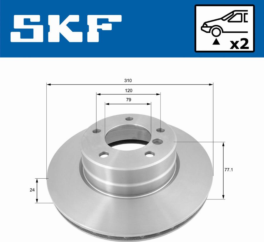 SKF VKBD 80196 V2 - Disque de frein cwaw.fr