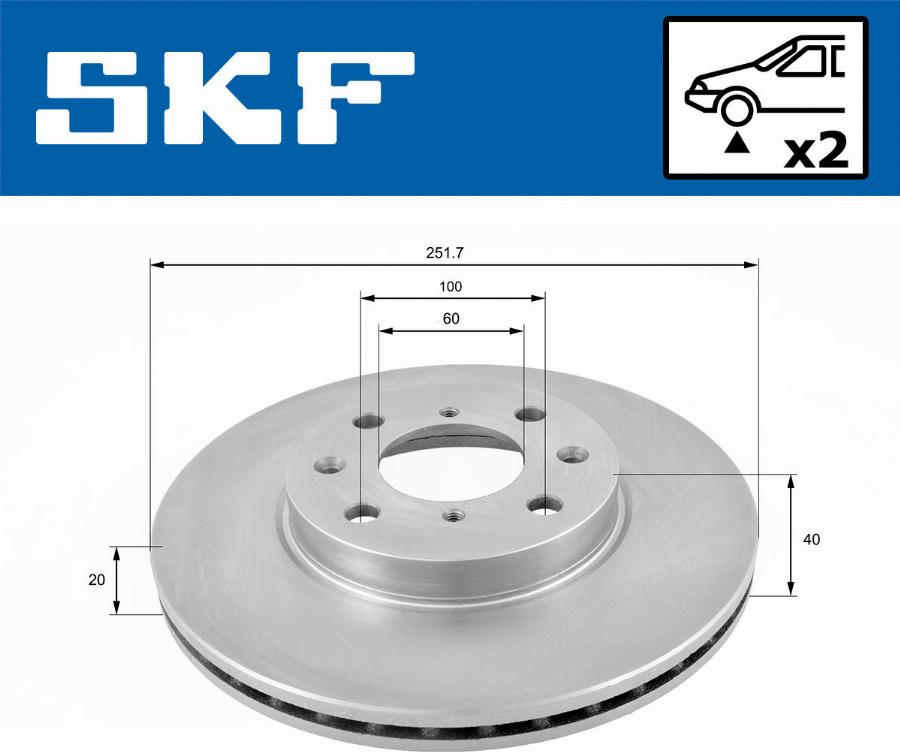 SKF VKBD 80167 V2 - Disque de frein cwaw.fr