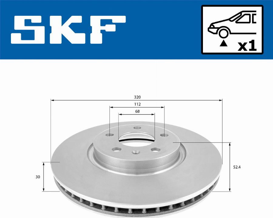 SKF VKBD 80178 V1 - Disque de frein cwaw.fr