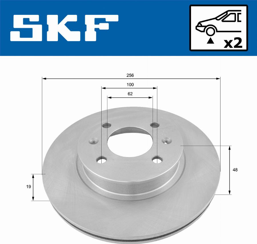 SKF VKBD 80390 V2 - Disque de frein cwaw.fr