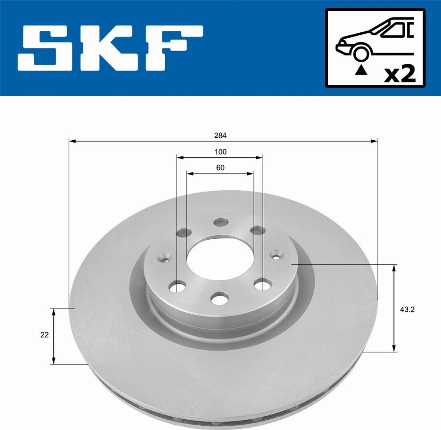 SKF VKBD 80311 V2 - Disque de frein cwaw.fr