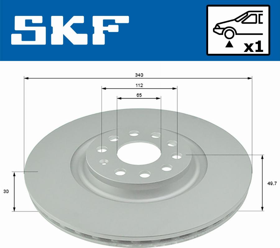 SKF VKBD 80292 V1 - Disque de frein cwaw.fr