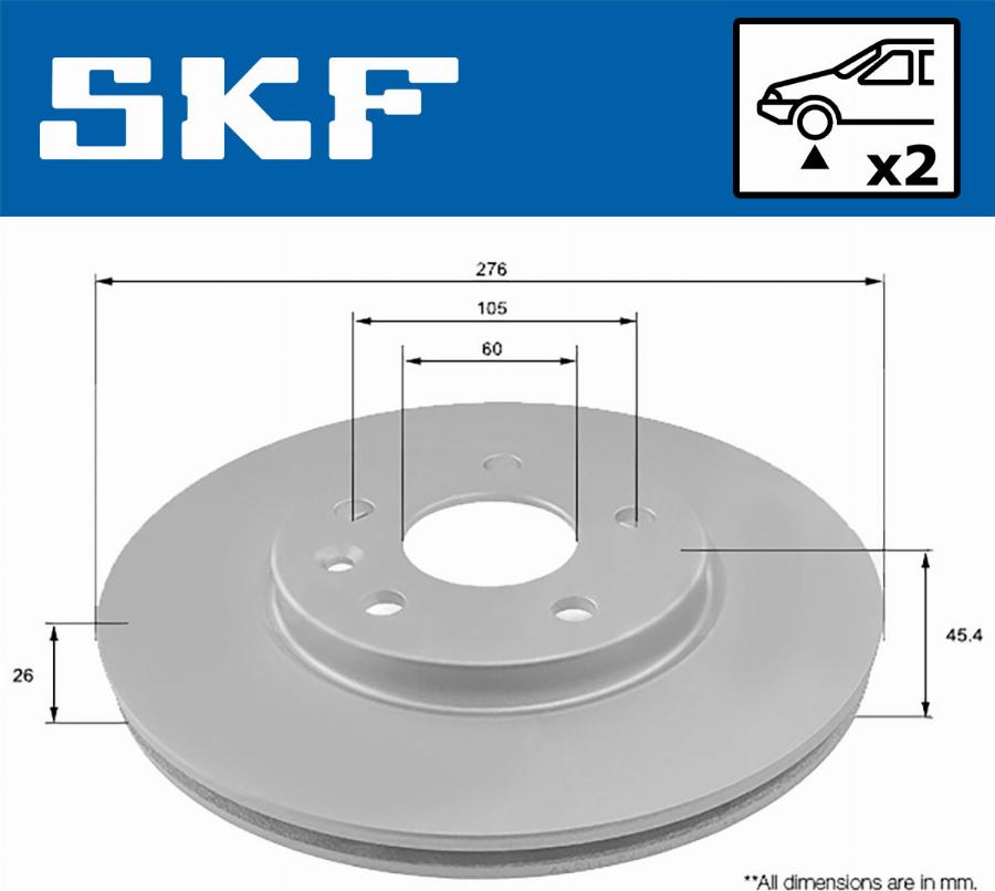 SKF VKBD 80222 V2 - Disque de frein cwaw.fr