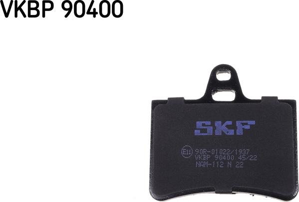 SKF VKBP 90400 - Kit de plaquettes de frein, frein à disque cwaw.fr