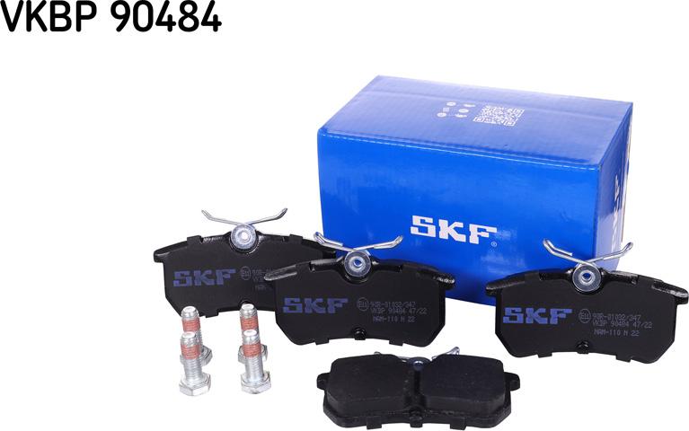 SKF VKBP 90484 - Kit de plaquettes de frein, frein à disque cwaw.fr