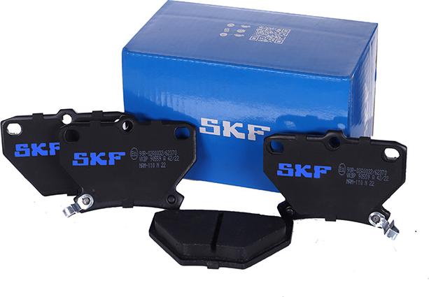 SKF VKBP 90559 A - Kit de plaquettes de frein, frein à disque cwaw.fr