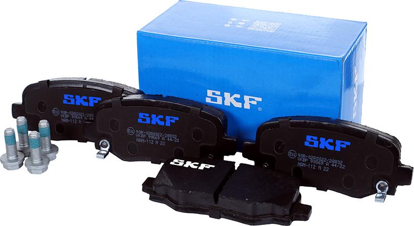 SKF VKBP 90569 A - Kit de plaquettes de frein, frein à disque cwaw.fr