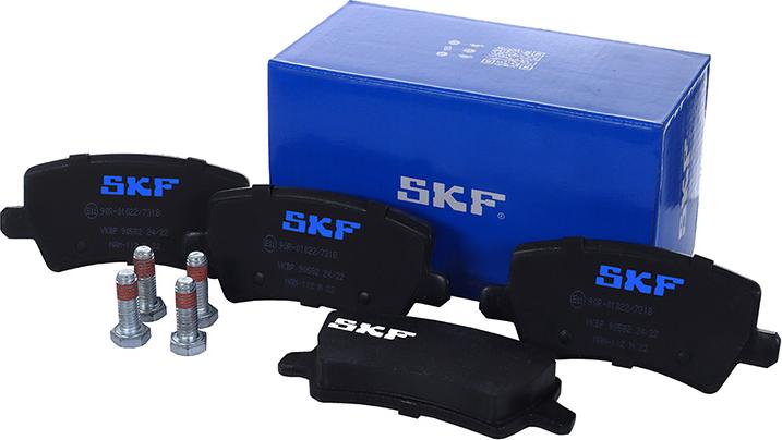 SKF VKBP 90582 - Kit de plaquettes de frein, frein à disque cwaw.fr