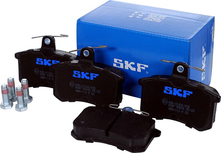 SKF VKBP 90606 - Kit de plaquettes de frein, frein à disque cwaw.fr