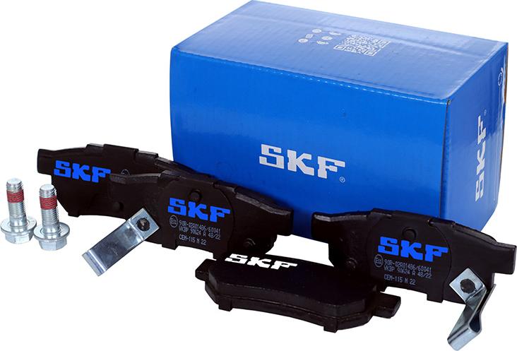 SKF VKBP90624A - Kit de plaquettes de frein, frein à disque cwaw.fr