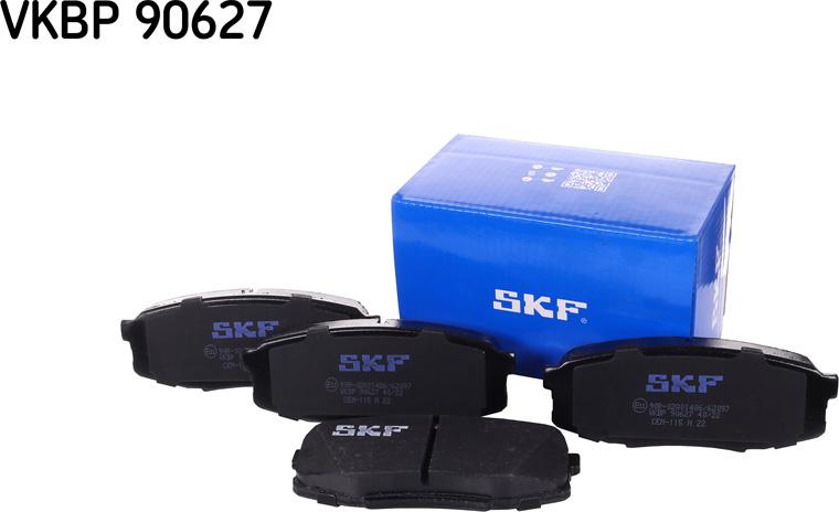 SKF VKBP 90627 - Kit de plaquettes de frein, frein à disque cwaw.fr