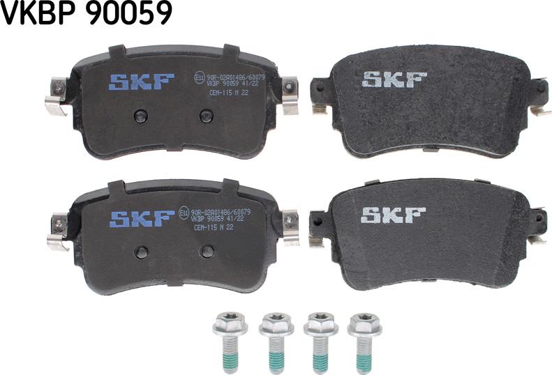 SKF VKBP 90059 - Kit de plaquettes de frein, frein à disque cwaw.fr