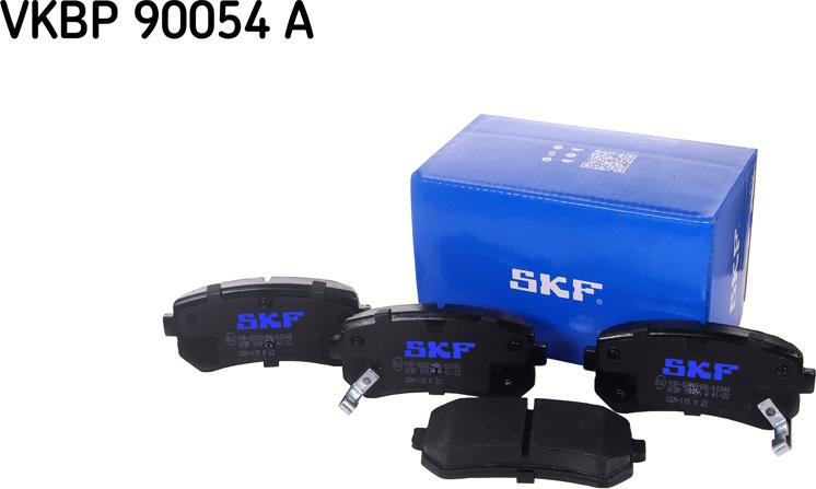 SKF VKBP 90054 A - Kit de plaquettes de frein, frein à disque cwaw.fr