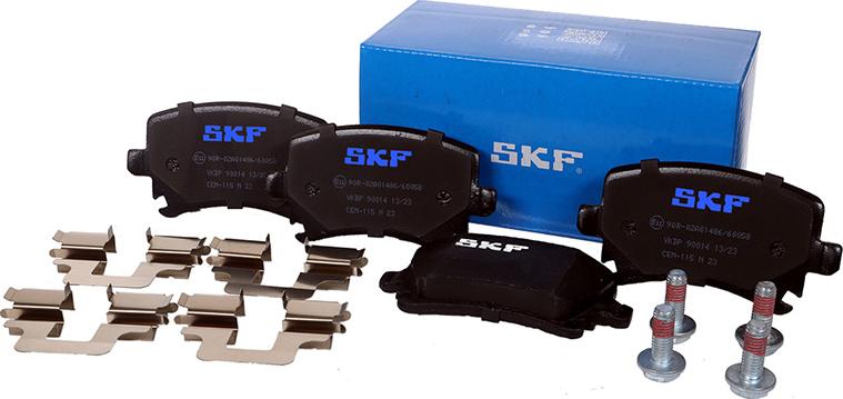 SKF VKBP 90014 - Kit de plaquettes de frein, frein à disque cwaw.fr