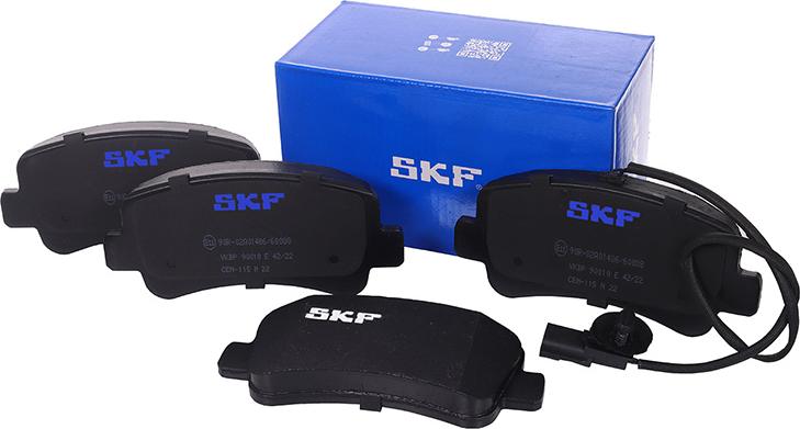 SKF VKBP 90010 E - Kit de plaquettes de frein, frein à disque cwaw.fr