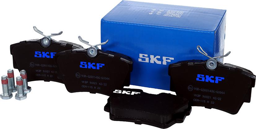 SKF VKBP 90021 - Kit de plaquettes de frein, frein à disque cwaw.fr