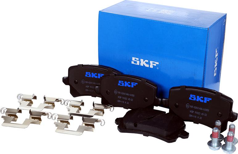 SKF VKBP 90023 - Kit de plaquettes de frein, frein à disque cwaw.fr