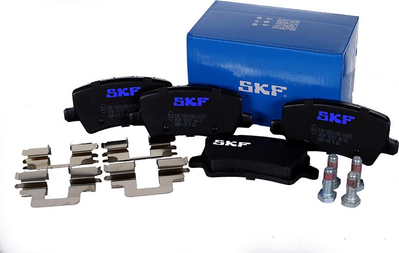 SKF VKBP 90027 - Kit de plaquettes de frein, frein à disque cwaw.fr