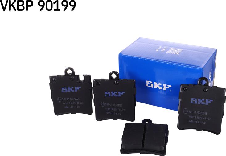 SKF VKBP 90199 - Kit de plaquettes de frein, frein à disque cwaw.fr