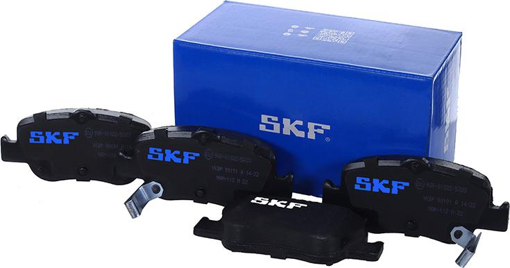 SKF VKBP 90191 A - Kit de plaquettes de frein, frein à disque cwaw.fr