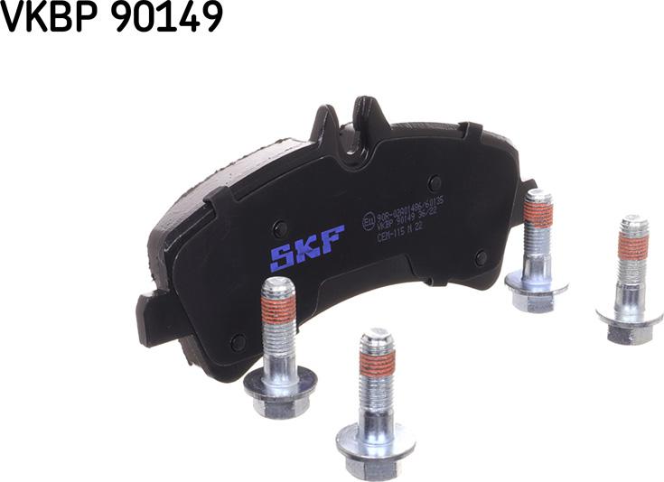 SKF VKBP 90149 - Kit de plaquettes de frein, frein à disque cwaw.fr