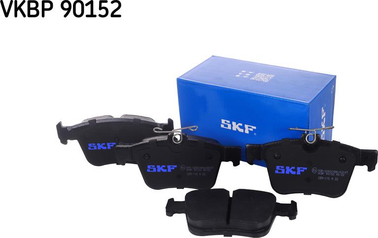 SKF VKBP 90152 - Kit de plaquettes de frein, frein à disque cwaw.fr