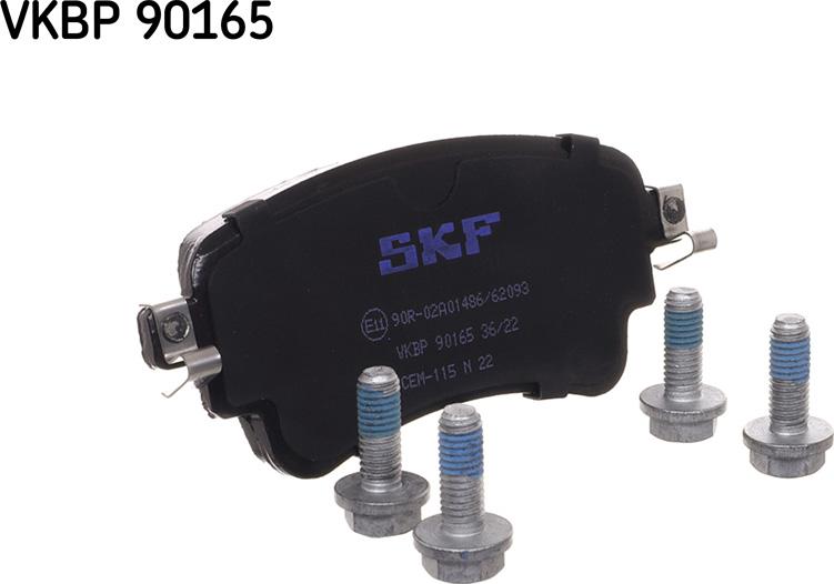 SKF VKBP 90165 - Kit de plaquettes de frein, frein à disque cwaw.fr