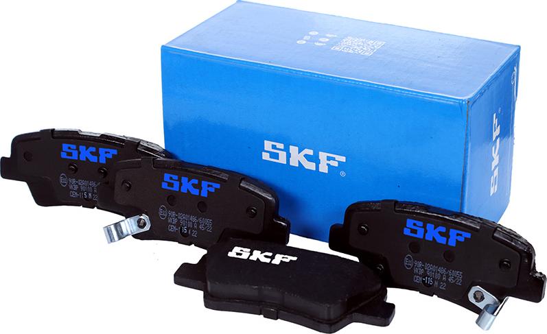 SKF VKBP 90100 A - Kit de plaquettes de frein, frein à disque cwaw.fr