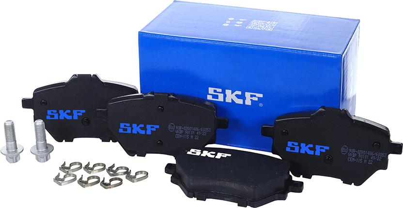 SKF VKBP 90101 - Kit de plaquettes de frein, frein à disque cwaw.fr