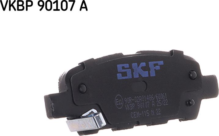 SKF VKBP 90107 A - Kit de plaquettes de frein, frein à disque cwaw.fr