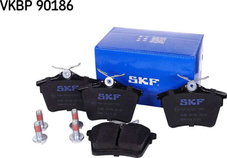 SKF VKBP 90186 - Kit de plaquettes de frein, frein à disque cwaw.fr