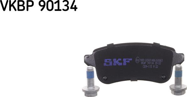 SKF VKBP 90134 - Kit de plaquettes de frein, frein à disque cwaw.fr