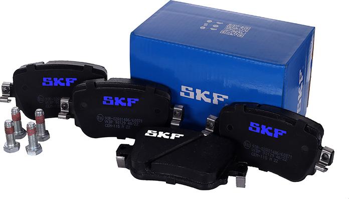 SKF VKBP 90129 - Kit de plaquettes de frein, frein à disque cwaw.fr