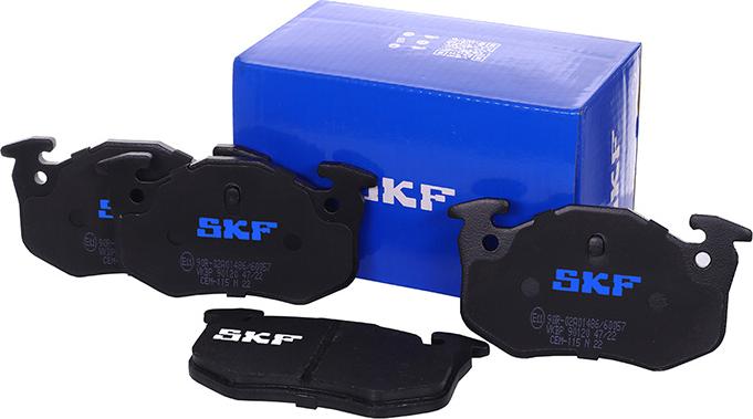 SKF VKBP 90120 - Kit de plaquettes de frein, frein à disque cwaw.fr