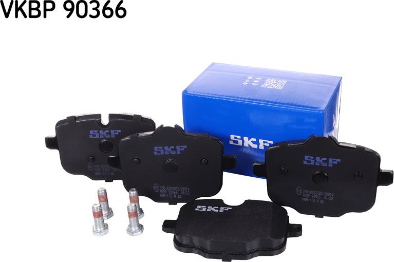 SKF VKBP 90366 - Kit de plaquettes de frein, frein à disque cwaw.fr