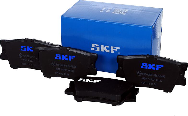 SKF VKBP 90307 - Kit de plaquettes de frein, frein à disque cwaw.fr