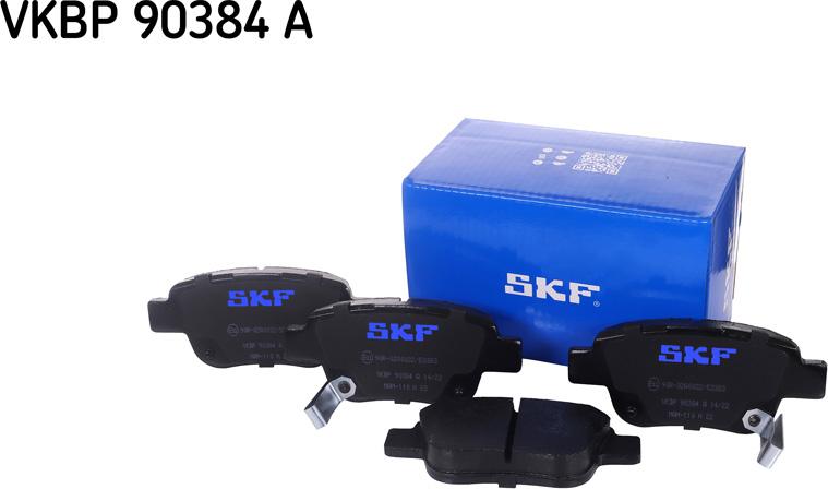 SKF VKBP 90384 A - Kit de plaquettes de frein, frein à disque cwaw.fr