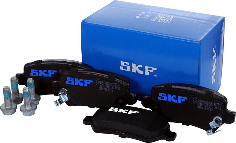 SKF VKBP 90338 A - Kit de plaquettes de frein, frein à disque cwaw.fr