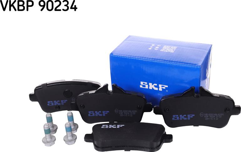 SKF VKBP 90234 - Kit de plaquettes de frein, frein à disque cwaw.fr