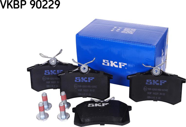 SKF VKBP 90229 - Kit de plaquettes de frein, frein à disque cwaw.fr